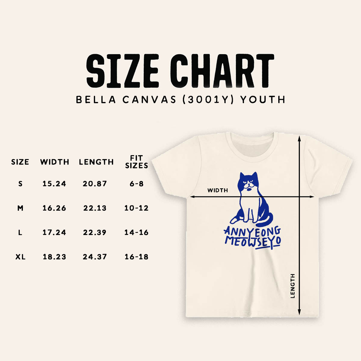 Cat Family Cuddling Together Youth T-Shirt