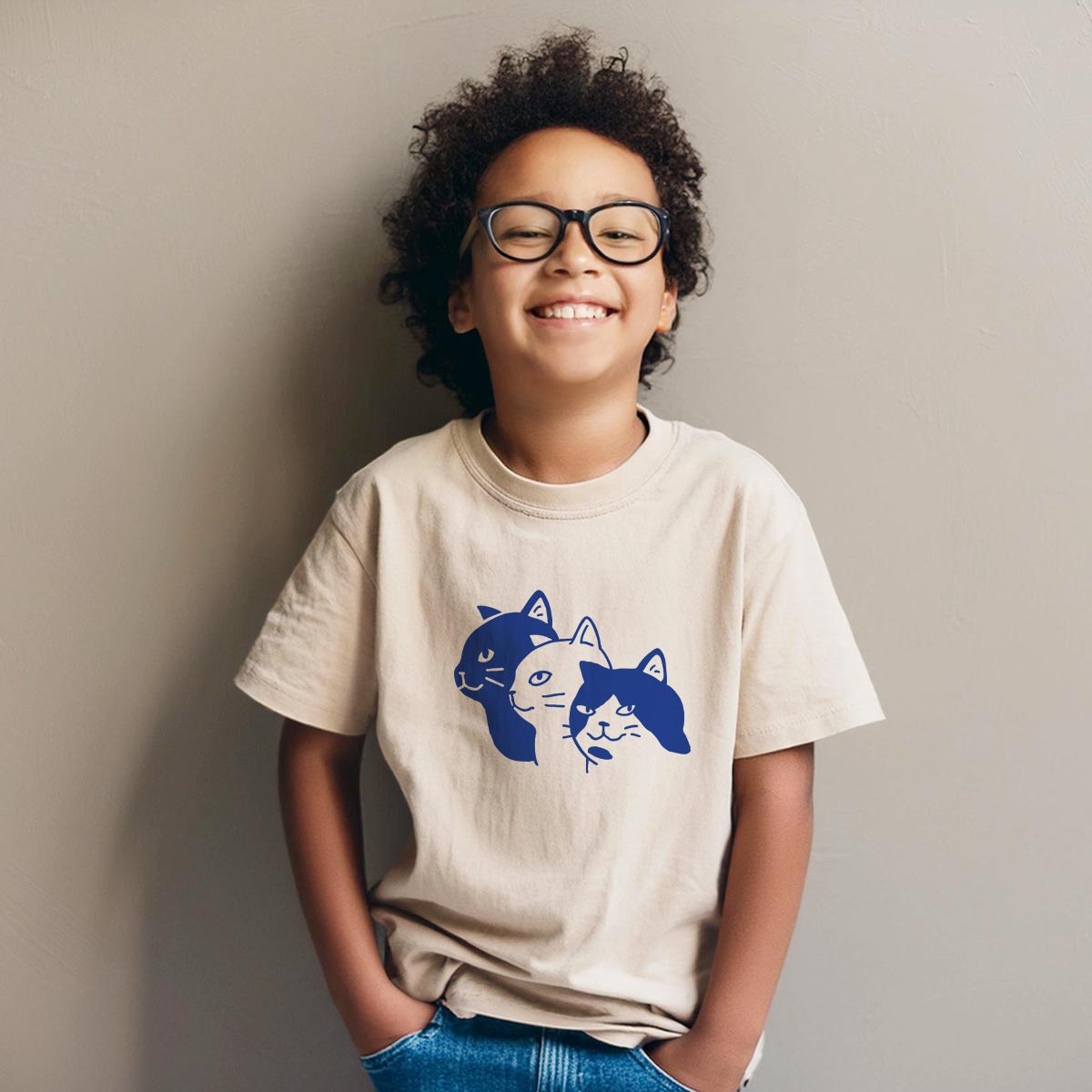 Cat Family Trio Youth T-Shirt