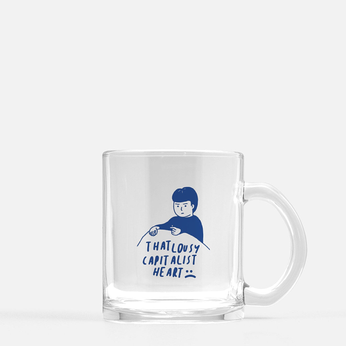 CLOY Captain Ri Kdrama Glass Mug - Subtly Asian Shop | Korean Merch Kdrama Gifts Asian Themed Gift Shops USA