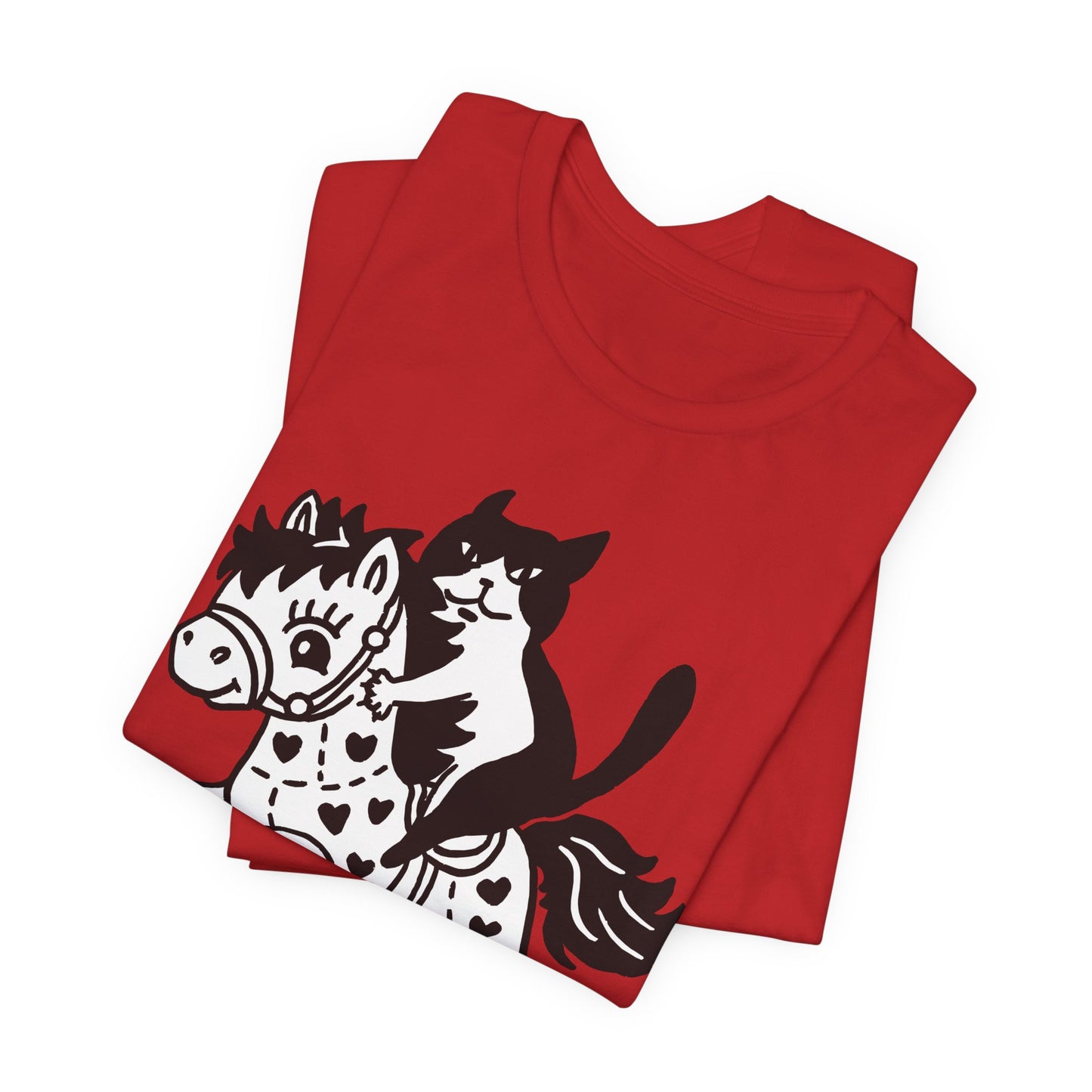 Year of the Horse, Powered by a Cat T-shirt