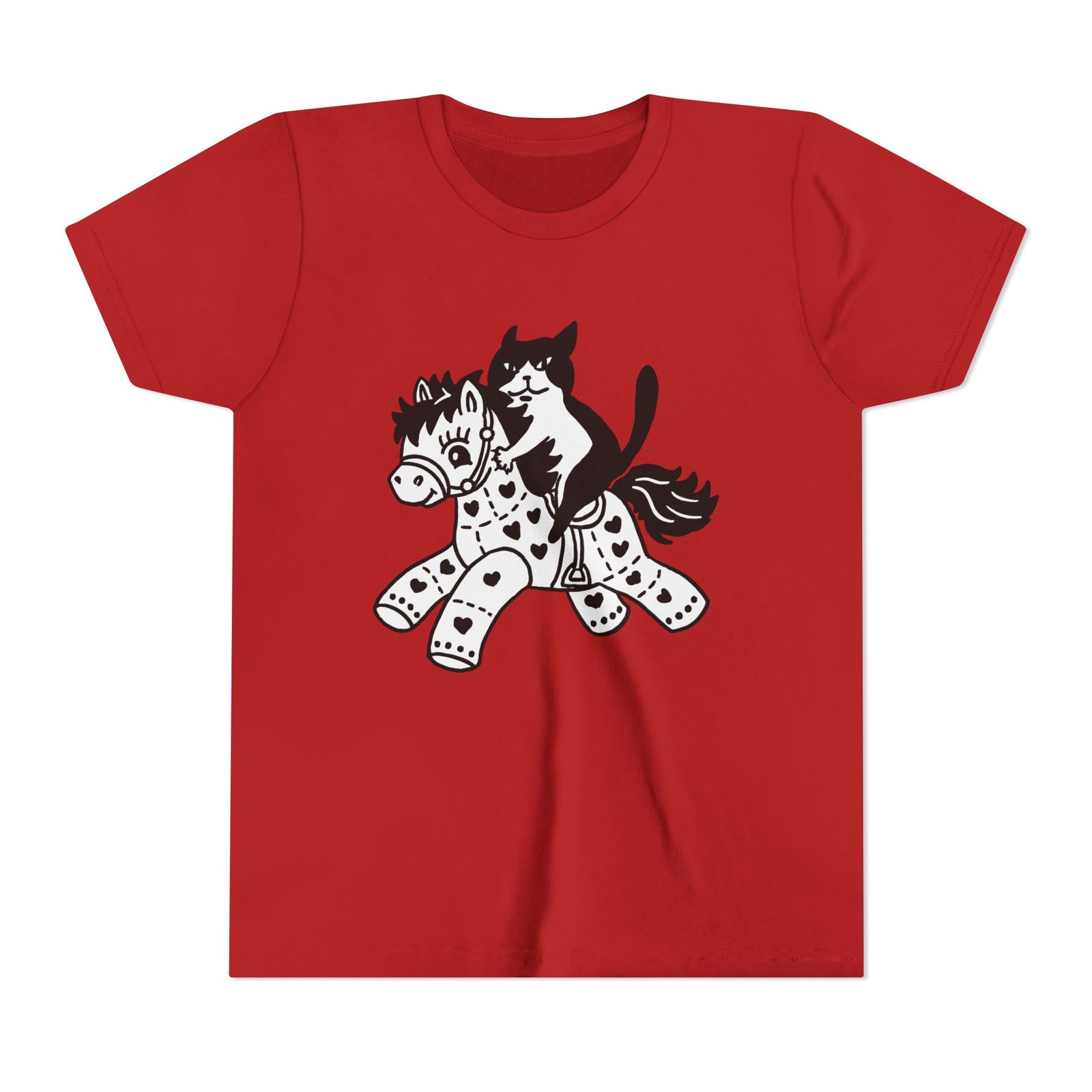 Year of the Horse Powered by a Cat Youth T-Shirt