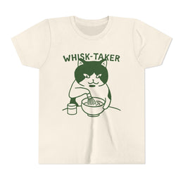 Cat Whisking Matcha Youth T-Shirt