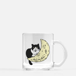 Leave Me Alone Glass Mug