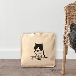 Sushi-making Cat Tote Bag