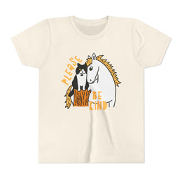 Please Be Kind Cat x Horse Youth T-Shirt