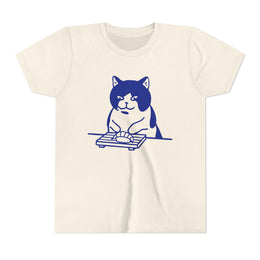 Sushi-Making Cat Youth T-Shirt