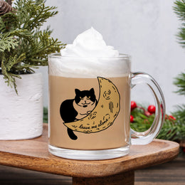 Leave Me Alone Glass Mug