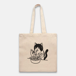 Hotpot is My Love Language Cat Tote Bag