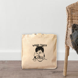 Whisk-Taker Matcha Cat Tote Bag