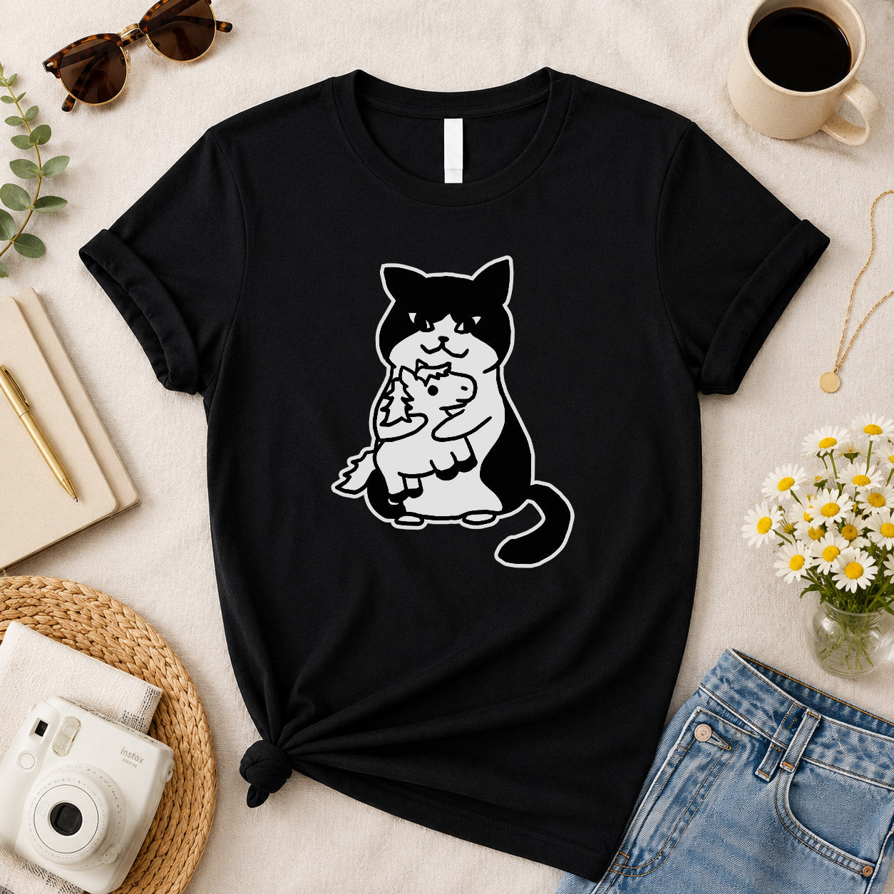 Cat & Horse Lunar New Year T-shirt