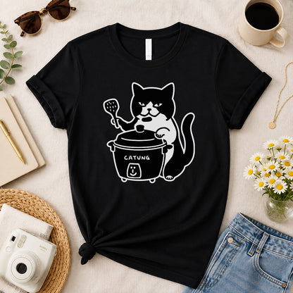 Taiwanese Rice Cooker Cat T-shirt