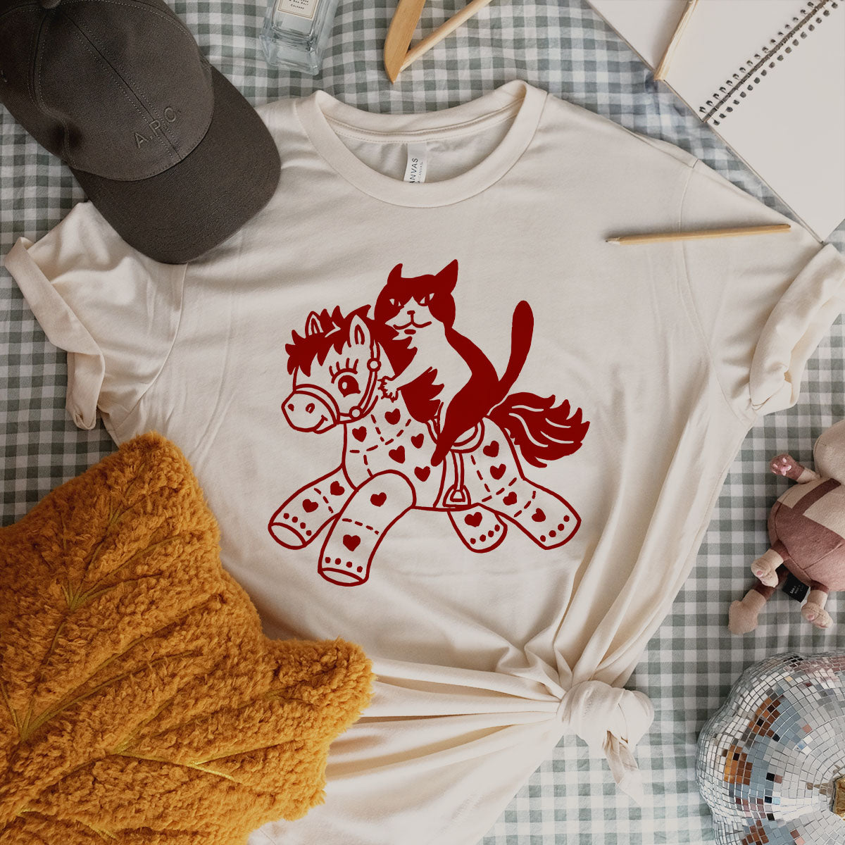 Year of the Horse, Powered by a Cat T-shirt