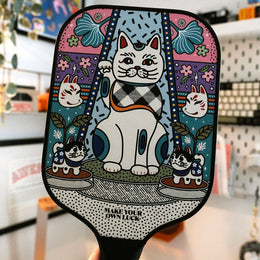 Fortune Cat Set of 2 Pickleball