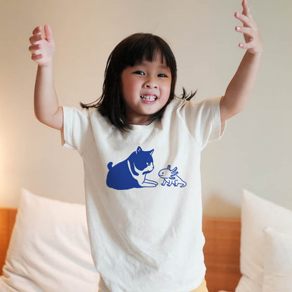 Cat + Axolotl Besties Youth T-Shirt