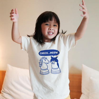 Check-Meow Cat vs Horse Youth T-Shirt