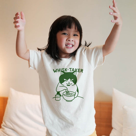 Cat Whisking Matcha Youth T-Shirt