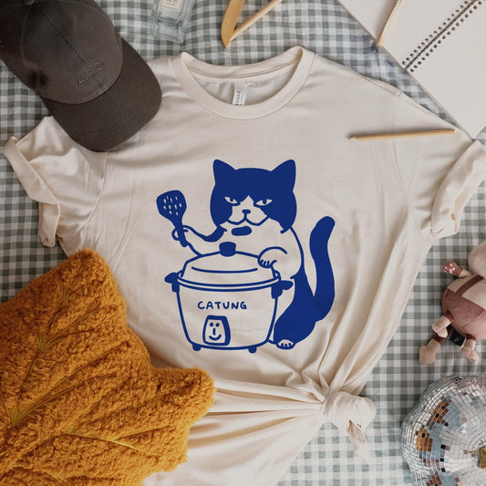 Taiwanese Rice Cooker Cat T-shirt