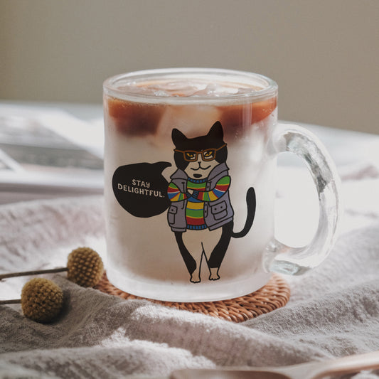 Stay Delightful Mug Glass