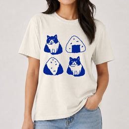 Cat Onigiri T-shirt