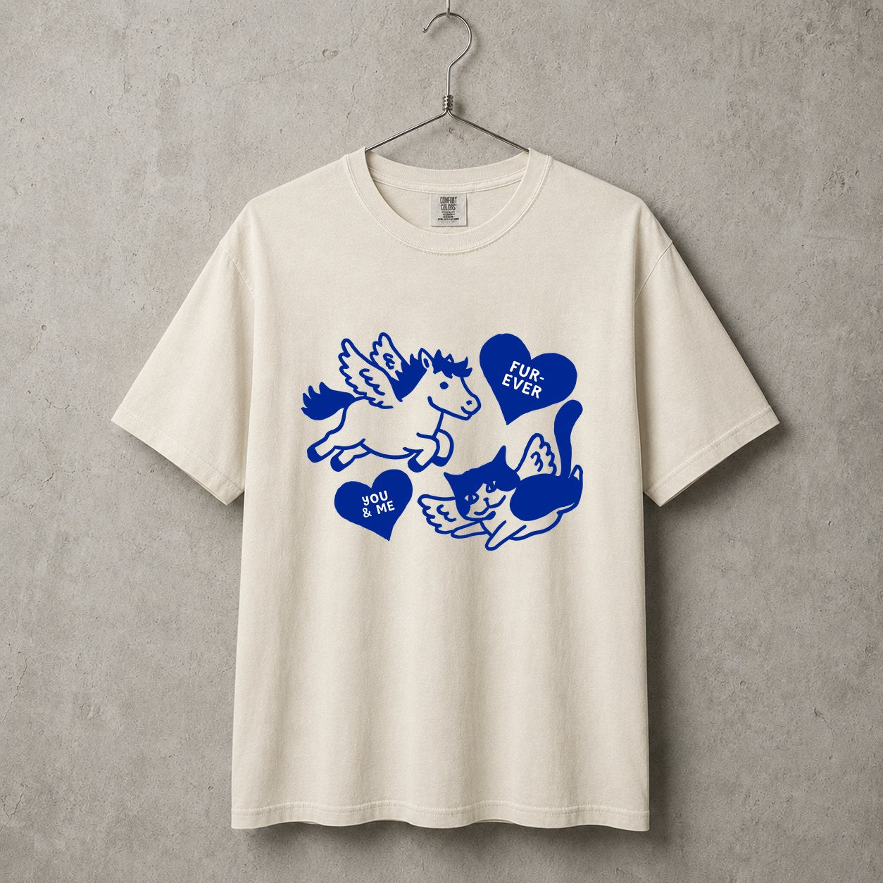 Furever You & Me Cat T-shirt