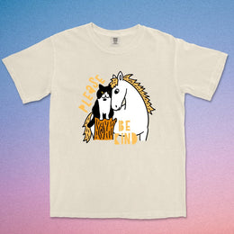 Please Be Kind Cat x Horse T-shirt
