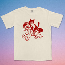 Year of the Horse, Powered by a Cat T-shirt