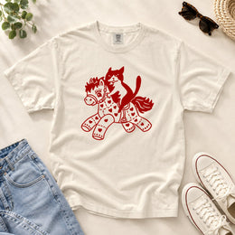 Year of the Horse, Powered by a Cat T-shirt