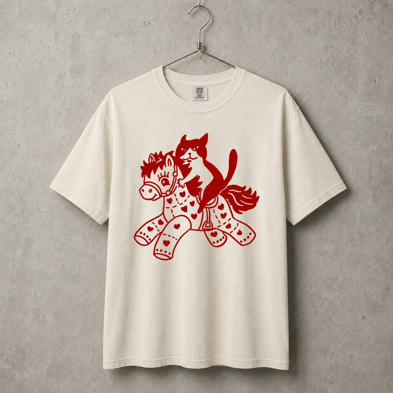 Year of the Horse, Powered by a Cat T-shirt