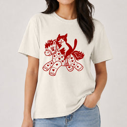 Year of the Horse, Powered by a Cat T-shirt