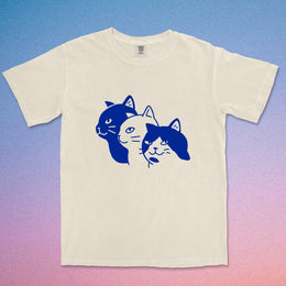Cat Family Trio T-shirt