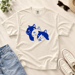 Cat Family Trio T-shirt