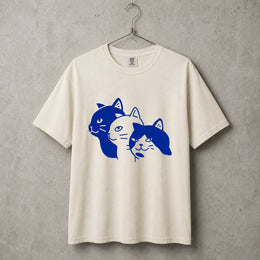 Cat Family Trio T-shirt
