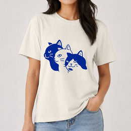 Cat Family Trio T-shirt