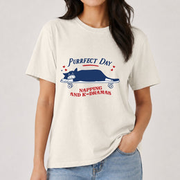 Purrfect Day Kdrama T-shirt