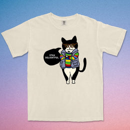 Stay Delightful Cat T-shirt