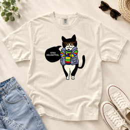 Stay Delightful Cat T-shirt