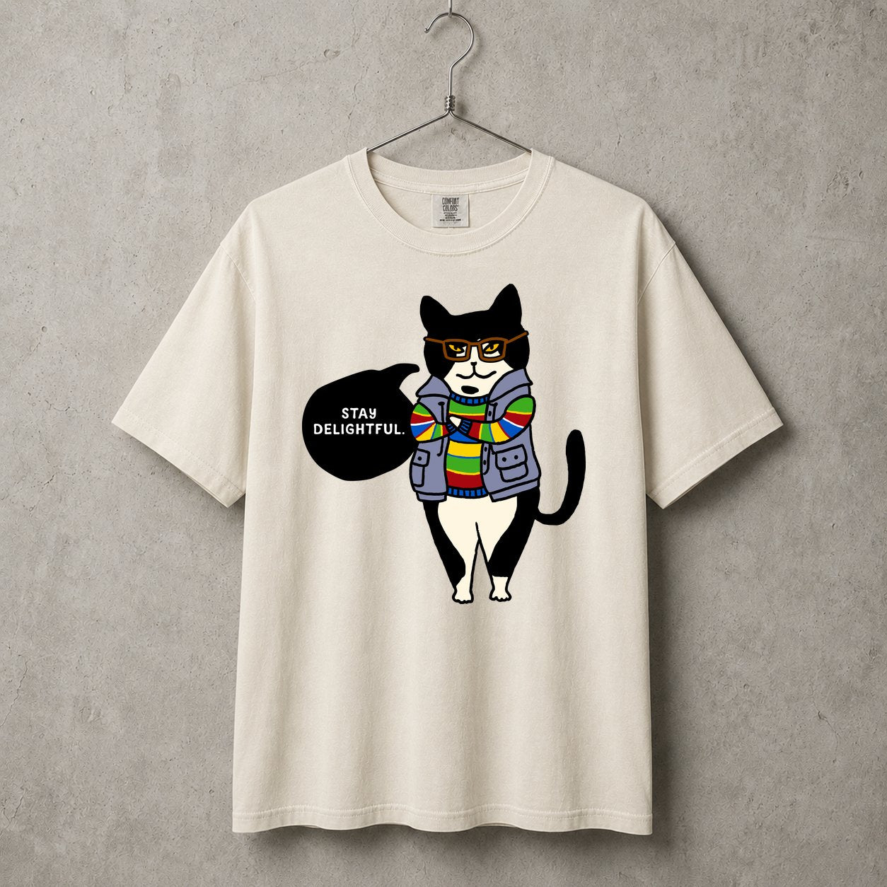 Stay Delightful Cat T-shirt