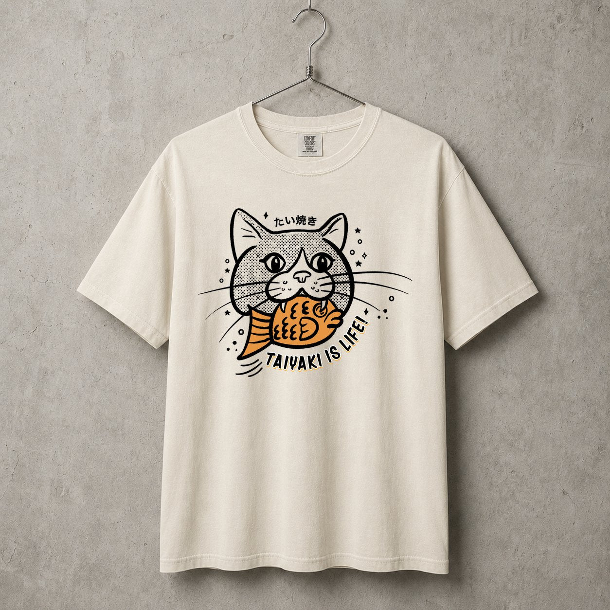Taiyaki Is Life Cute Cat T-shirt