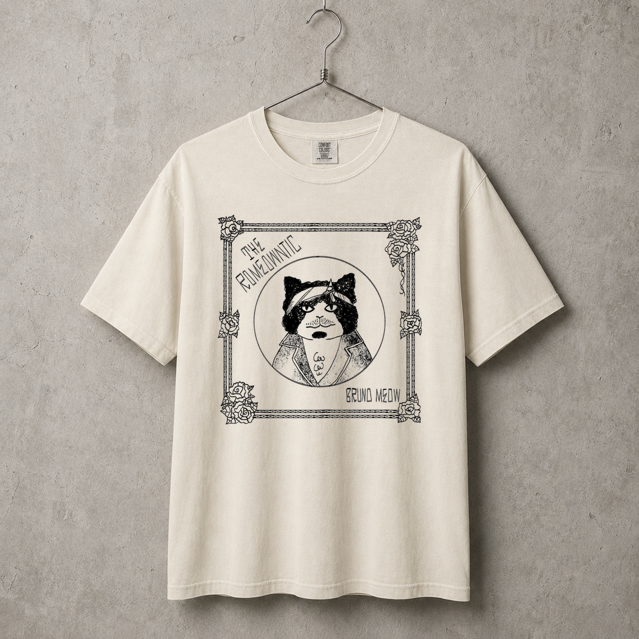 “The Romeowntic” – Bruno Meow T-Shirt