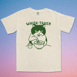 Whisk Taker - Cat Whisking Matcha T-shirt