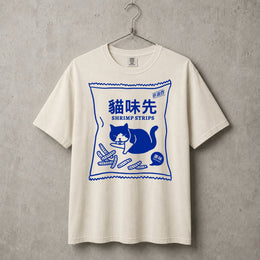 Cat “Shrimp Snack” T-shirt