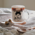 Whisk-Taker Matcha Cat Glass Mug