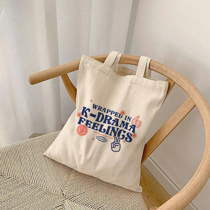 Wrapped In Kdrama Feelings Tote Bag