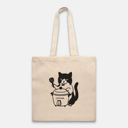 Taiwanese Rice-cooker Cat Tote Bag
