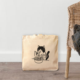 Hotpot is My Love Language Cat Tote Bag