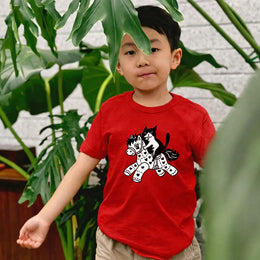 Year of the Horse Powered by a Cat Youth T-Shirt