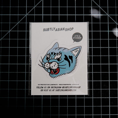 Intense Cat Gaze Sticker