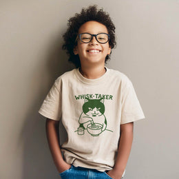 Cat Whisking Matcha Youth T-Shirt