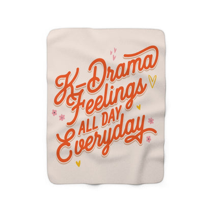 Kdrama Feelings All Day Everyday Blanket - Subtly Asian Shop | Korean Merch Kdrama Gifts Asian Themed Gift Shops USA