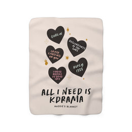 Personalized Kdrama Blanket - Subtly Asian Shop | Korean Merch Kdrama Gifts Asian Themed Gift Shops USA